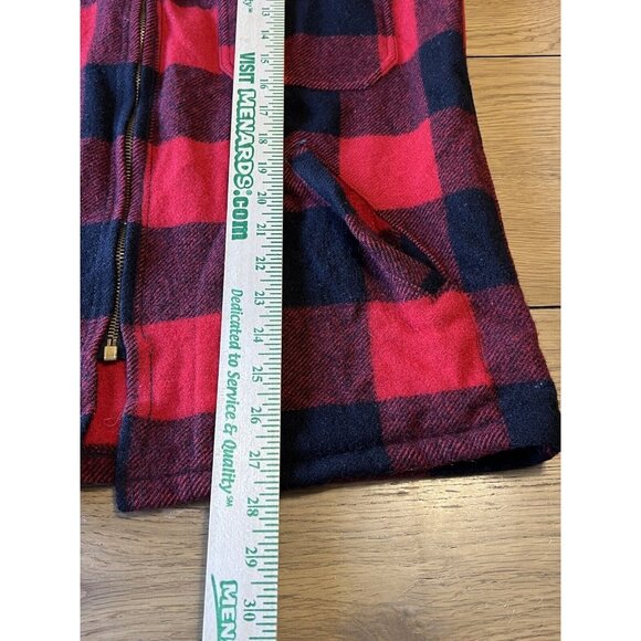 Woolrich Mackinaw Buffalo Plaid Wool Full Zip Hunting Jacket 124 - Men's Vintage - Picture 8 of 16